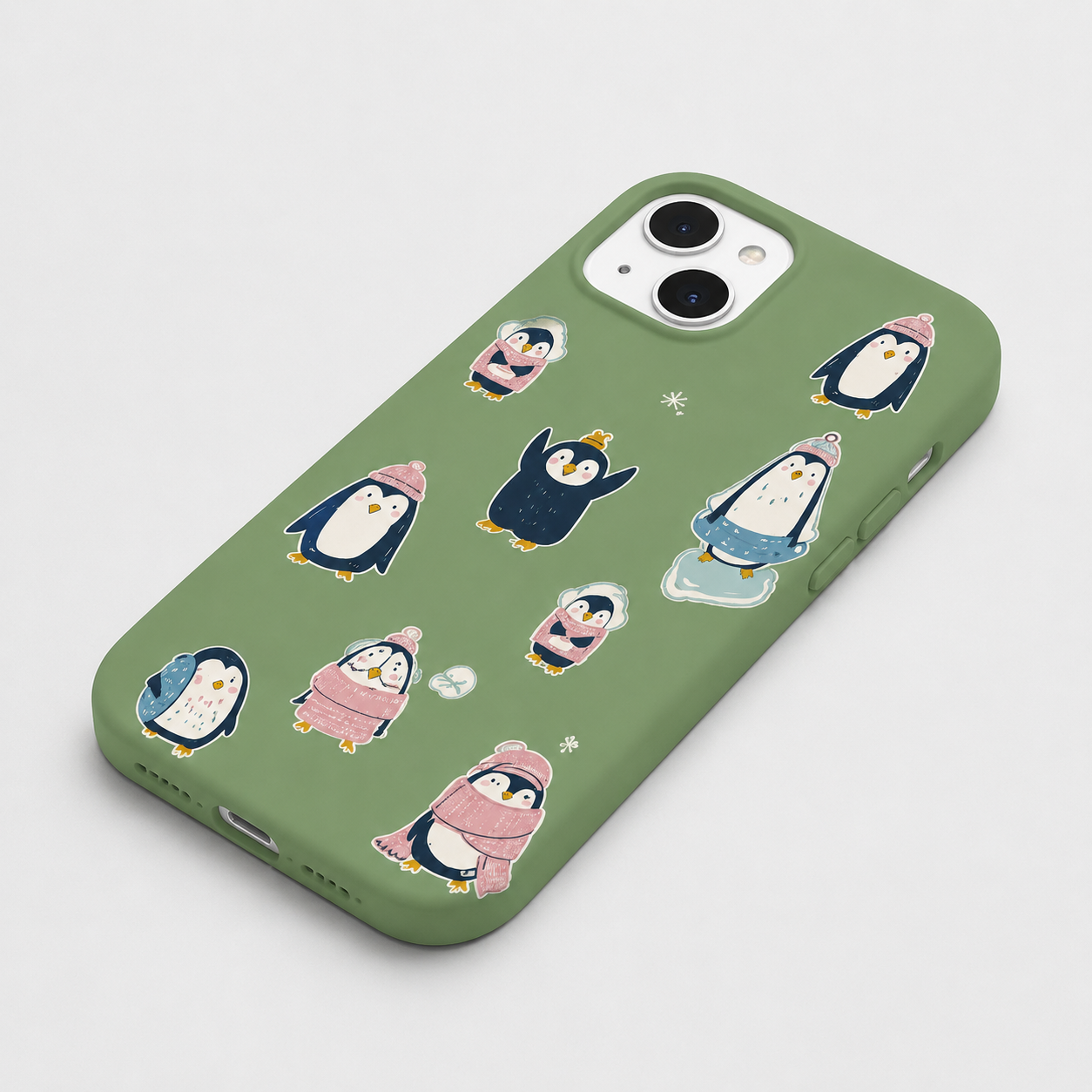 Kaeviq®Cozy Penguins Tasarım Telefon Kılıfı