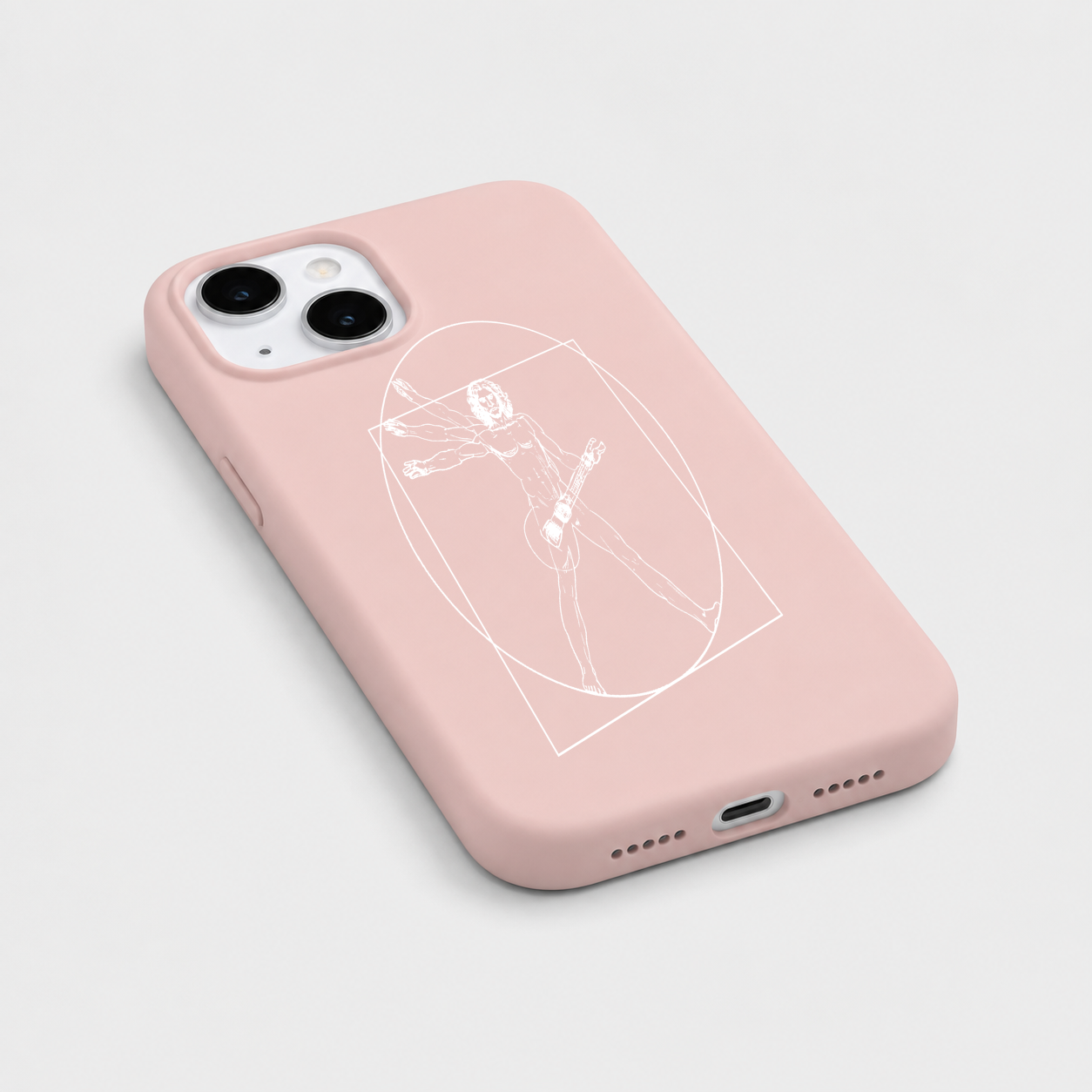 Kaeviq®Vitruvian Rock Tasarım Telefon Kılıfı
