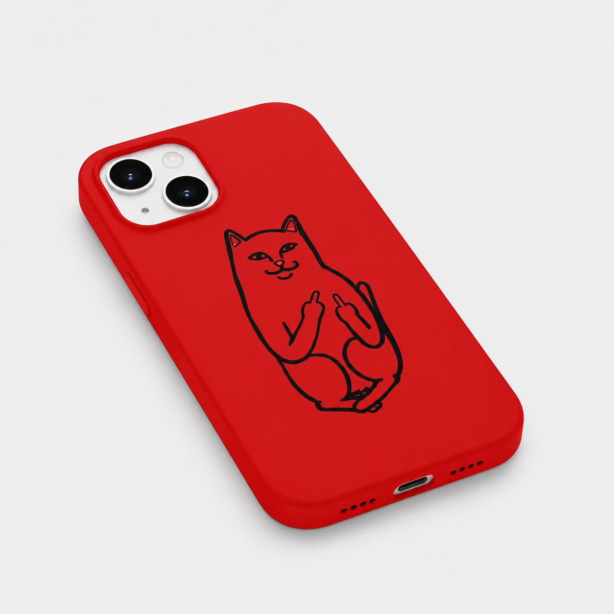 Kaeviq®Rebel Cat Tasarım Telefon Kılıfı