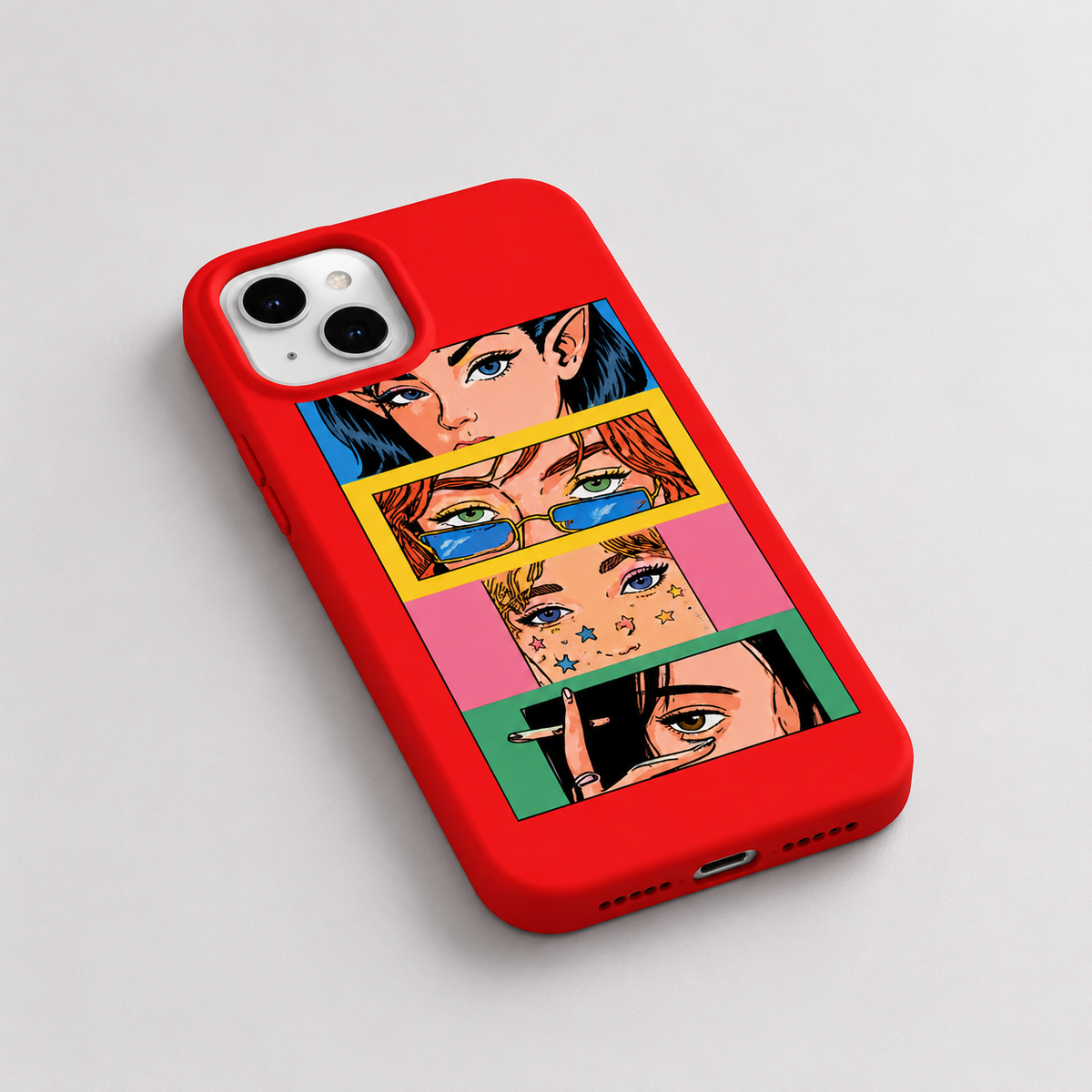 Kaeviq®Pop Art Girls Tasarım Telefon Kılıfı