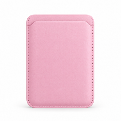 Kaeviq®Deri Magsafe Cüzdan Pudra Pembe
