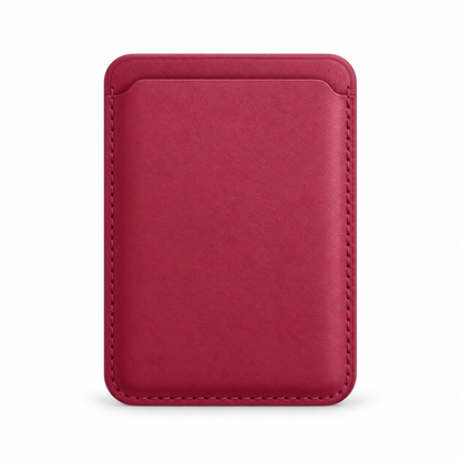 Kaeviq®Deri Magsafe Cüzdan Bordo