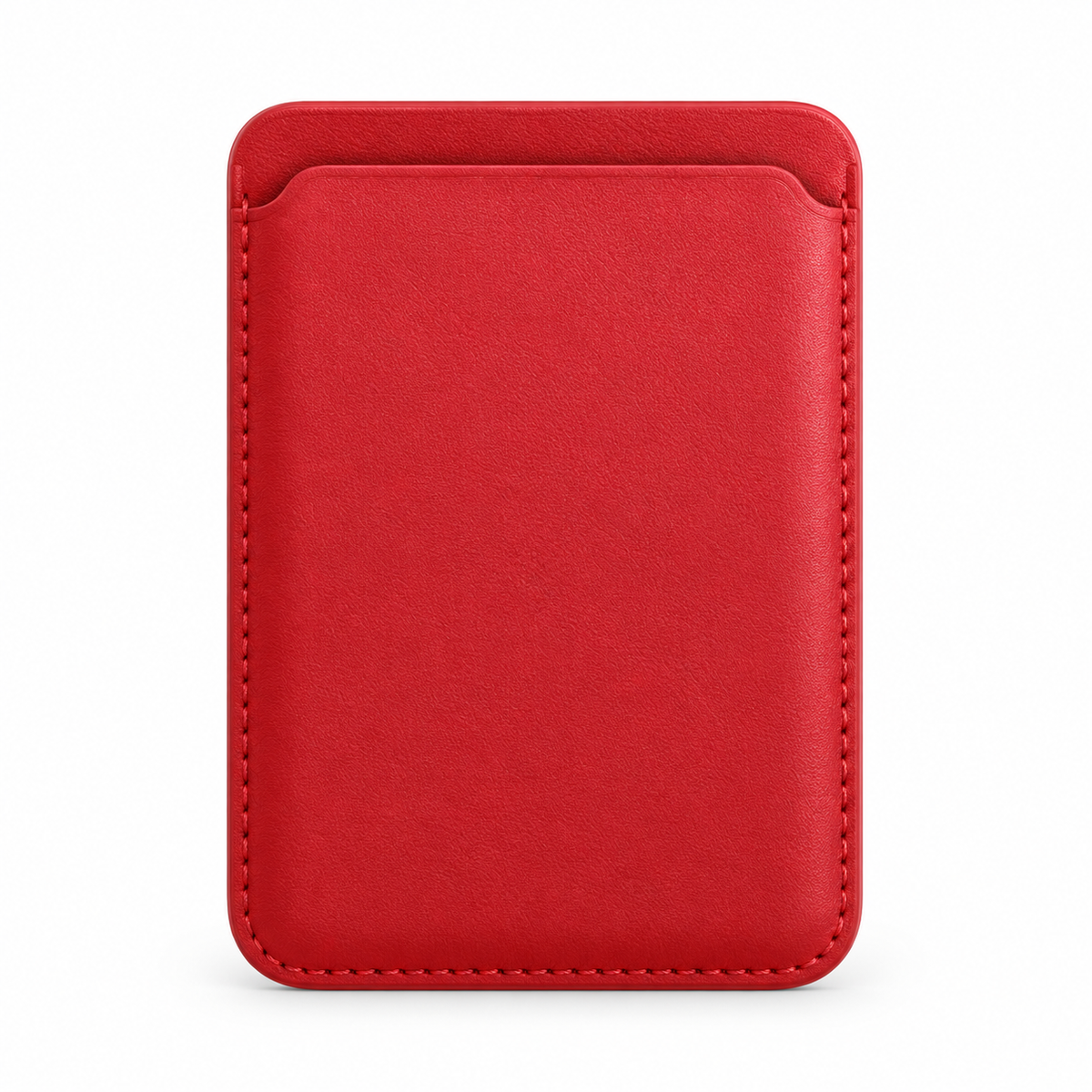 Kaeviq®Deri Magsafe Cüzdan Kırmızı