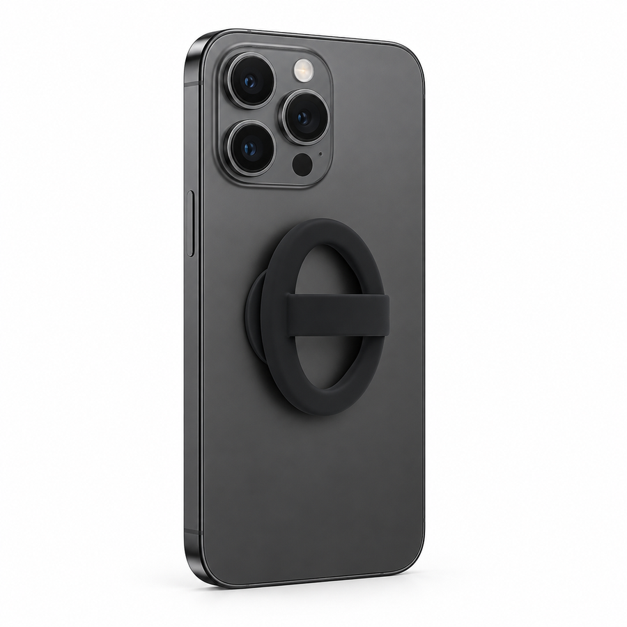 Kaeviq®Yüzük Telefon Tutucu  Siyah