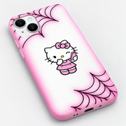 Kaeviq®Pembe Hello Kitty  Tasarım Telefon Kılıfı