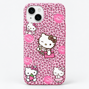 Kaeviq®Pembe Leopar Hello Kitty  Tasarım Telefon Kılıfı