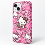 Kaeviq®Pembe Leopar Hello Kitty  Tasarım Telefon Kılıfı