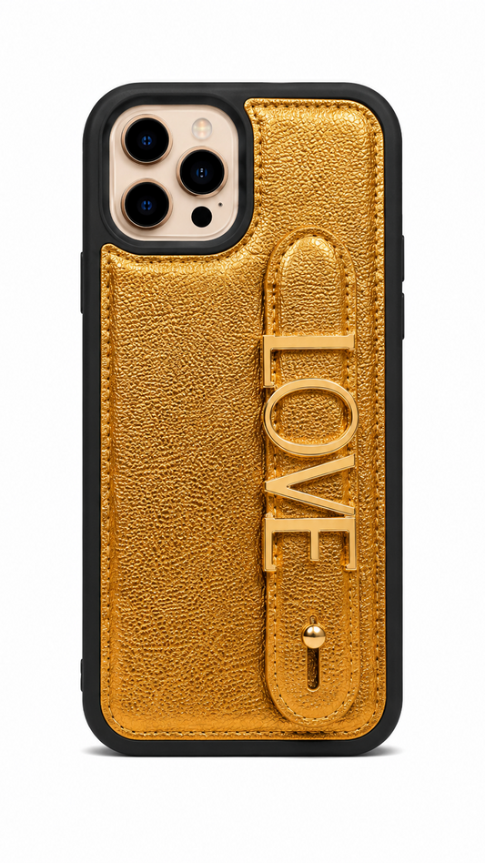 Kaeviq El Geçmeli Gold Love