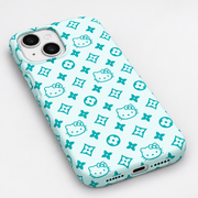 Kaeviq®Turkuaz Monogram Tasarım Telefon Kılıfı