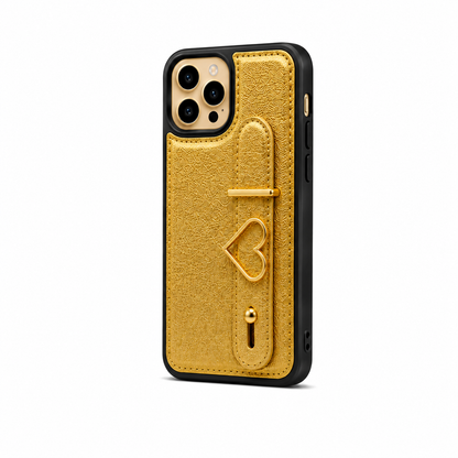 Kaeviq® El Geçmeli Gold Kalp