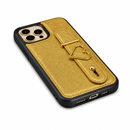 Kaeviq® El Geçmeli Gold Kalp
