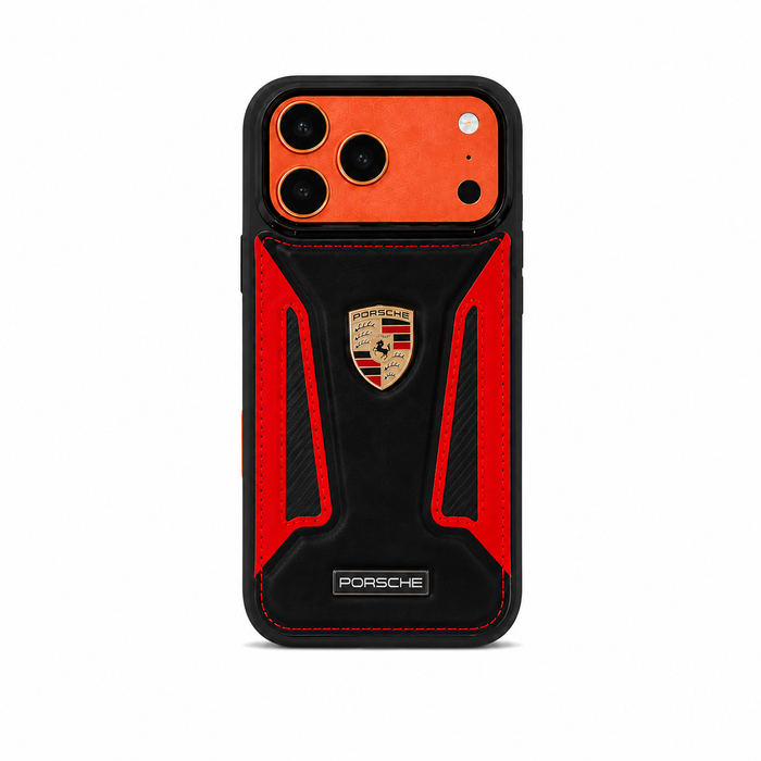 Kaeviq® CarCase Kırmızı Siyah Porsche