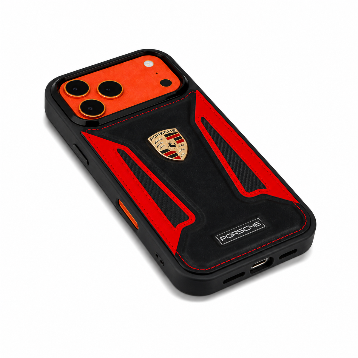 Kaeviq® CarCase Kırmızı Siyah Porsche