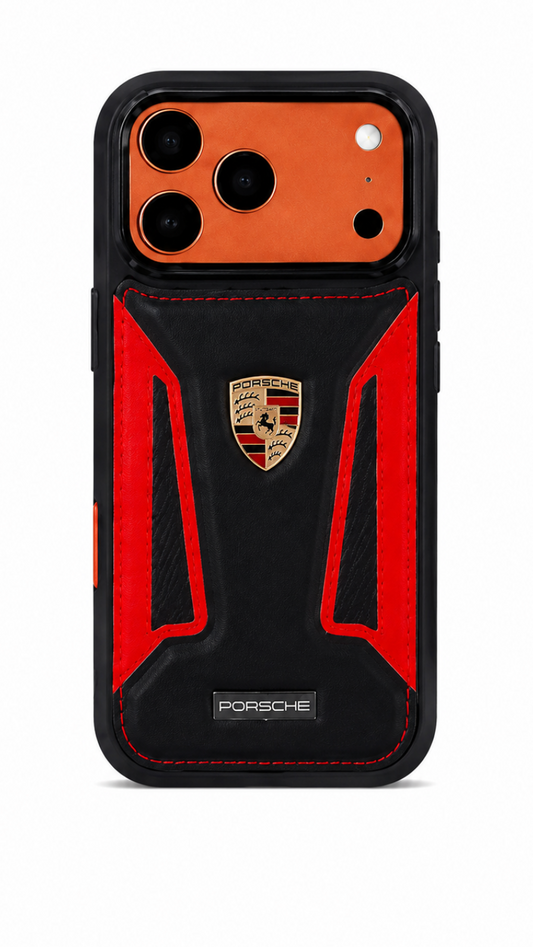 Kaeviq CarCase Kırmızı Siyah Porsche