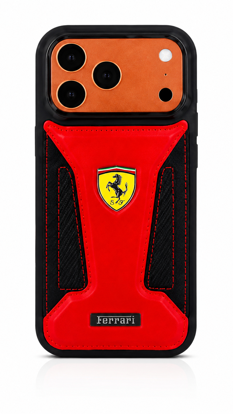 Kaeviq CarCase Kırmızı Siyah Ferrari