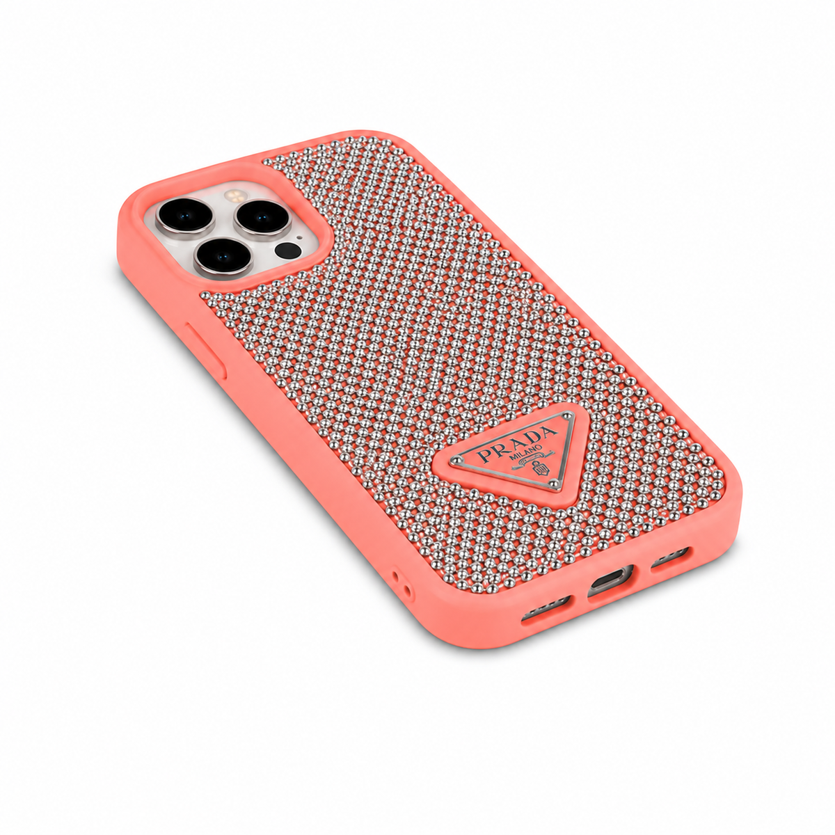 Kaeviq®Prada Taşlı Pudra Pembe