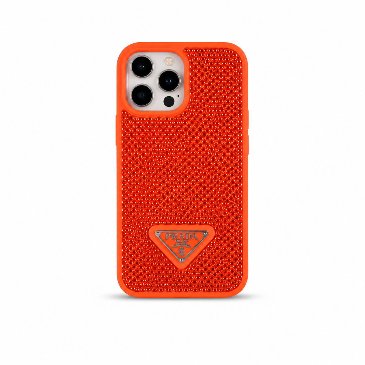 Kaeviq®Prada Taşlı Turuncu