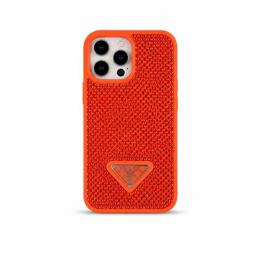 Kaeviq®Prada Taşlı Turuncu