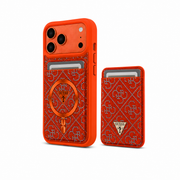 Kaeviq® Guess Magsafe Cüzdanlı Kılıf Turuncu