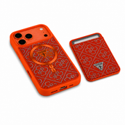 Kaeviq® Guess Magsafe Cüzdanlı Kılıf Turuncu
