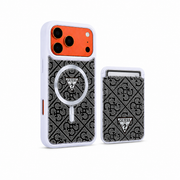 Kaeviq®Guess Magsafe Cüzdanlı Kılıf Beyaz