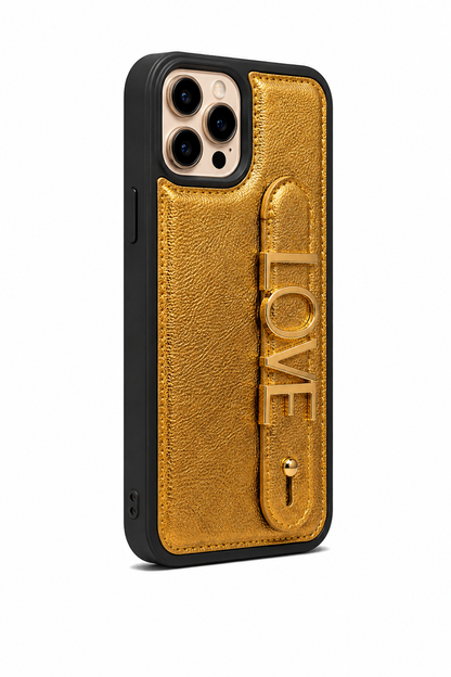 Kaeviq El Geçmeli Gold Love