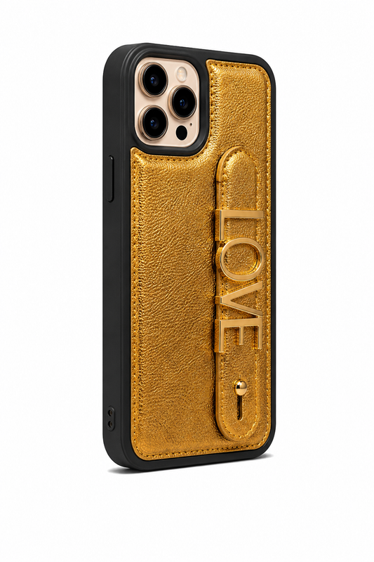 Kaeviq El Geçmeli Gold Love