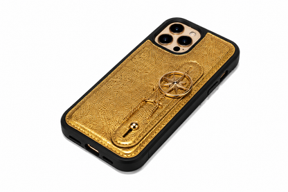 Kaeviq El Geçmeli Gold Pusula