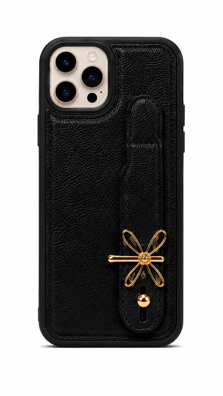 Kaeviq El Geçmeli Siyah Fiyonk