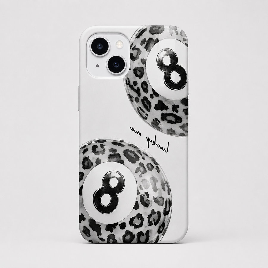 Kaeviq®Leopar 8 Ball Tasarım Telefon Kılıfı