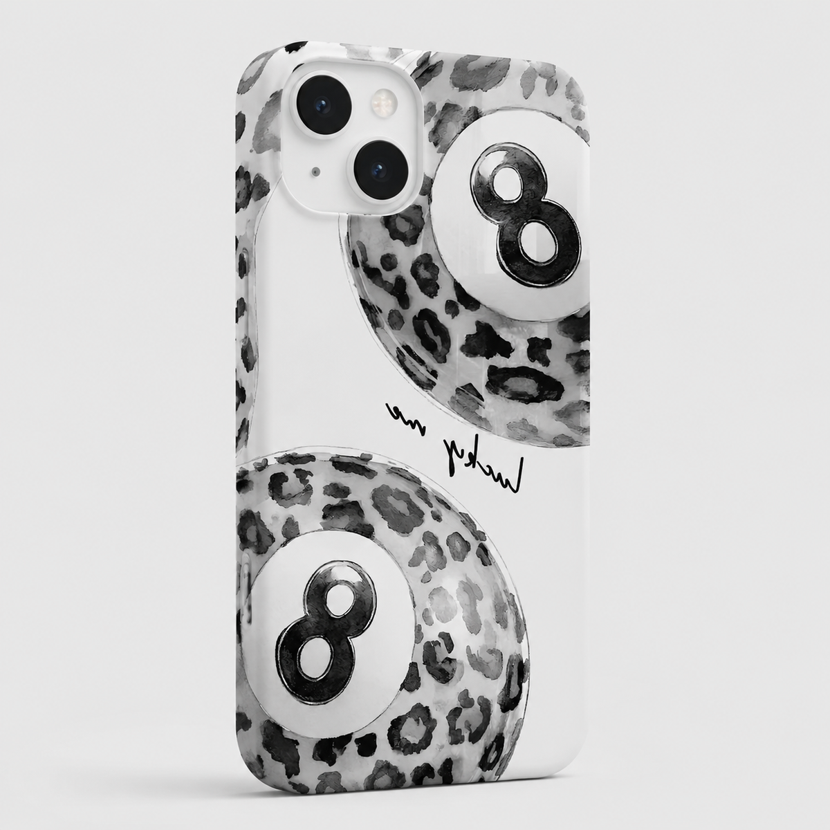 Kaeviq®Leopar 8 Ball Tasarım Telefon Kılıfı
