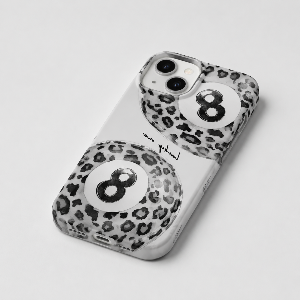 Kaeviq®Leopar 8 Ball Tasarım Telefon Kılıfı