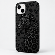 Kaeviq®Gece Leoparı Siyah Leopar Tasarım Telefon Kılıfı