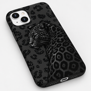 Kaeviq®Gece Leoparı Siyah Leopar Tasarım Telefon Kılıfı