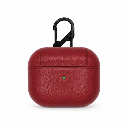 Kaeviq®Airpods Deri Koruma Kılıfı Bordo