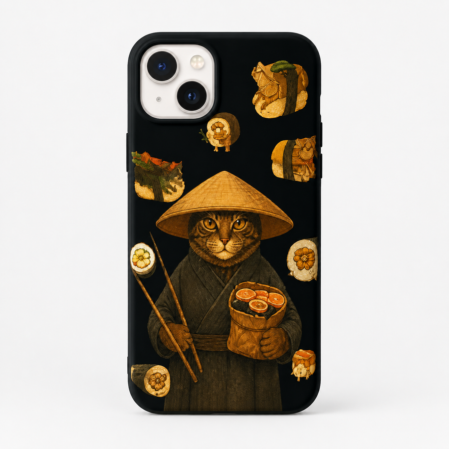 Kaeviq®Samurai Neko Tasarım Telefon Kılıfı