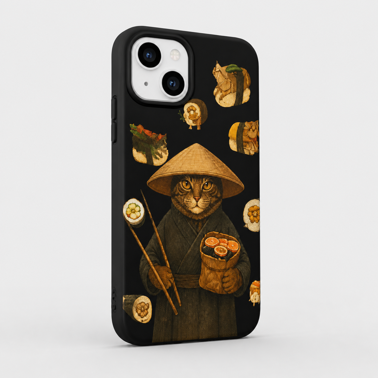 Kaeviq®Samurai Neko Tasarım Telefon Kılıfı
