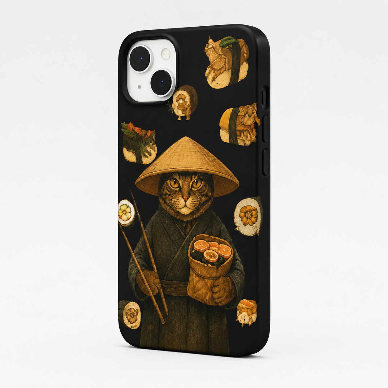 Kaeviq®Samurai Neko Tasarım Telefon Kılıfı