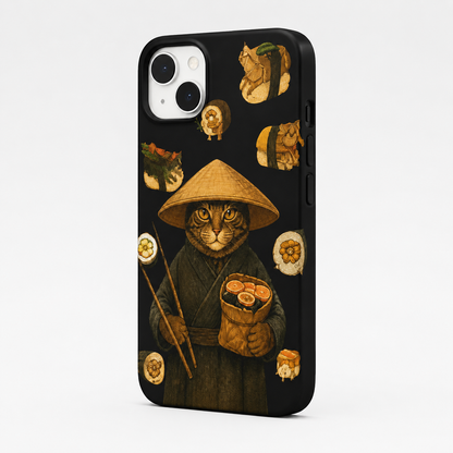 Kaeviq®Samurai Neko Tasarım Telefon Kılıfı