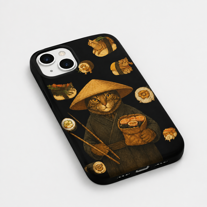 Kaeviq®Samurai Neko Tasarım Telefon Kılıfı
