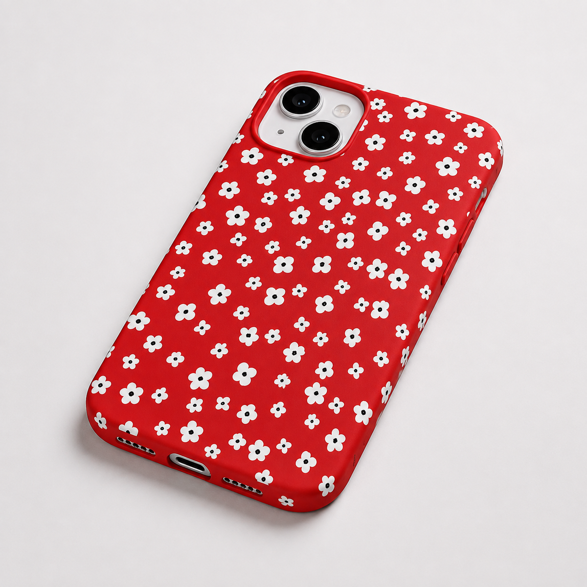 Kaeviq®White Flowers Garden Tasarım Telefon Kılıfı