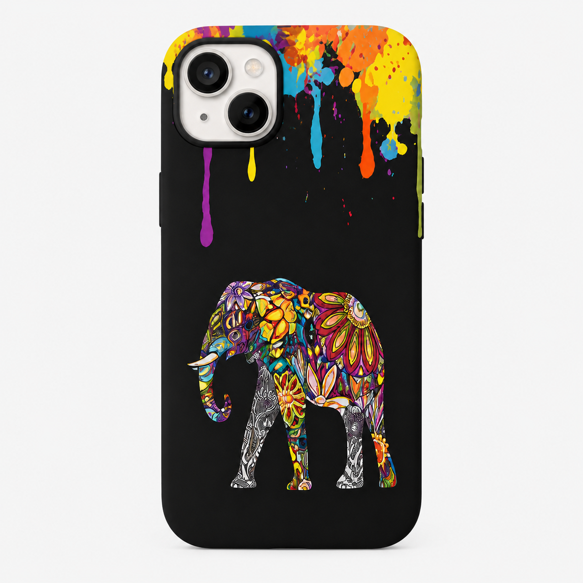 Kaeviq®Mandala Elephant Tasarım Telefon Kılıfı