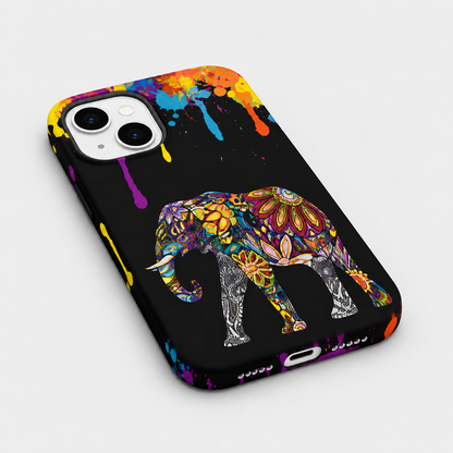 Kaeviq®Mandala Elephant Tasarım Telefon Kılıfı