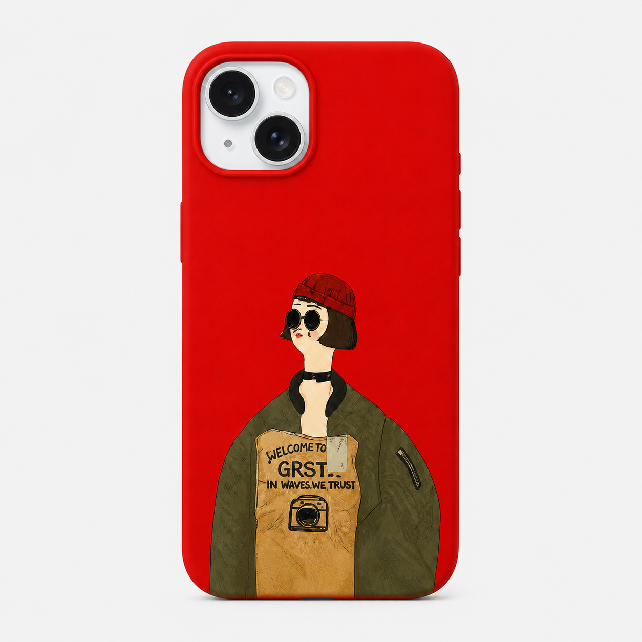 Kaeviq®Rebel Girl Tasarım Telefon Kılıfı