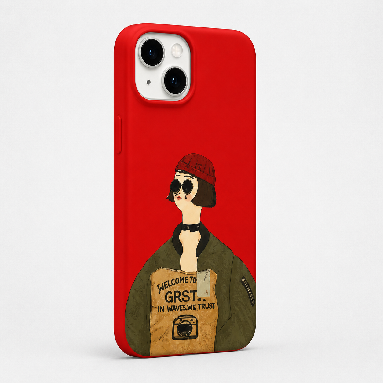 Kaeviq®Rebel Girl Tasarım Telefon Kılıfı