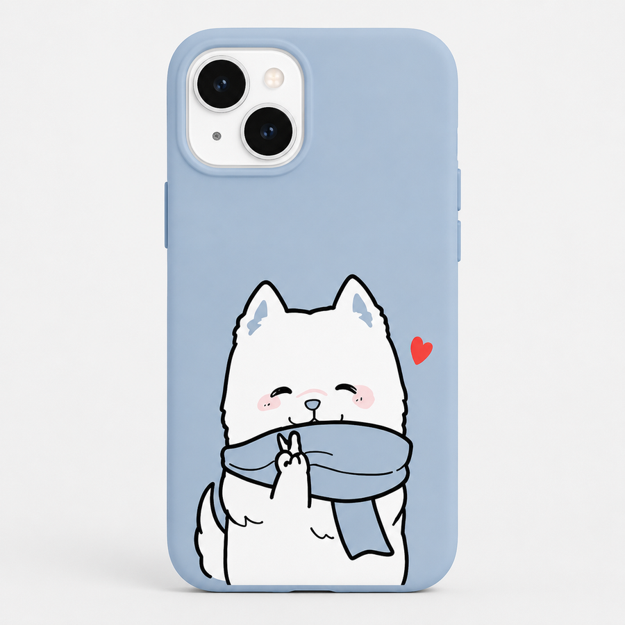 Kaeviq®Snowy Cat Tasarım Telefon Kılıfı