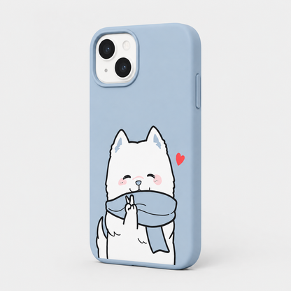 Kaeviq®Snowy Cat Tasarım Telefon Kılıfı