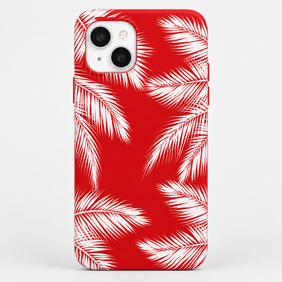 Kaeviq®Tropical Red Tasarım Telefon Kılıfı