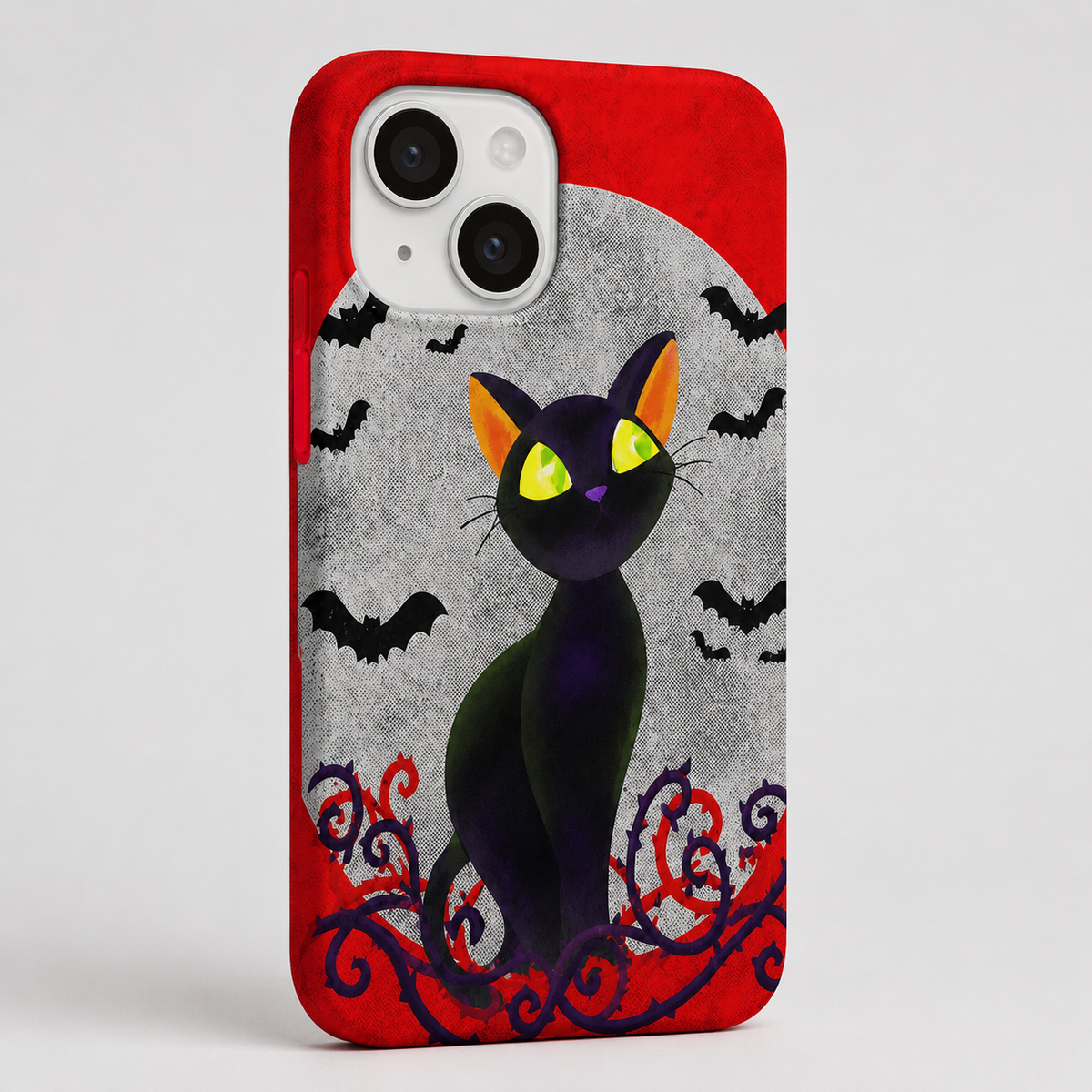 Kaeviq®Moonlit Cat Tasarım Telefon Kılıfı