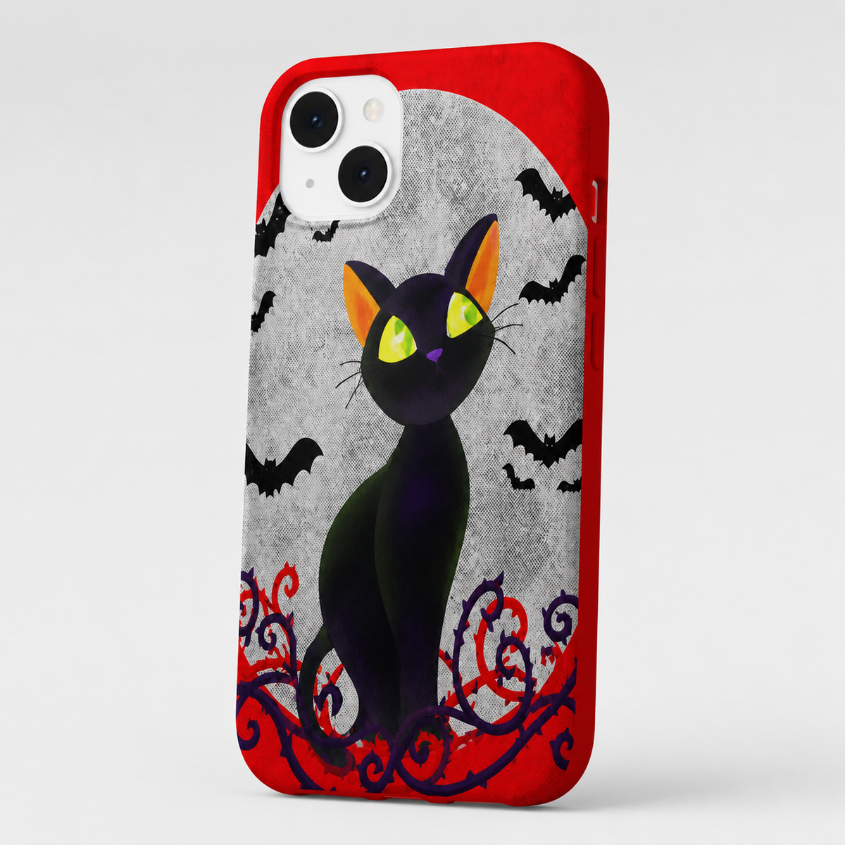Kaeviq®Moonlit Cat Tasarım Telefon Kılıfı